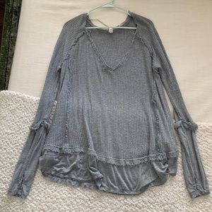 Free People Waffle Tunic
